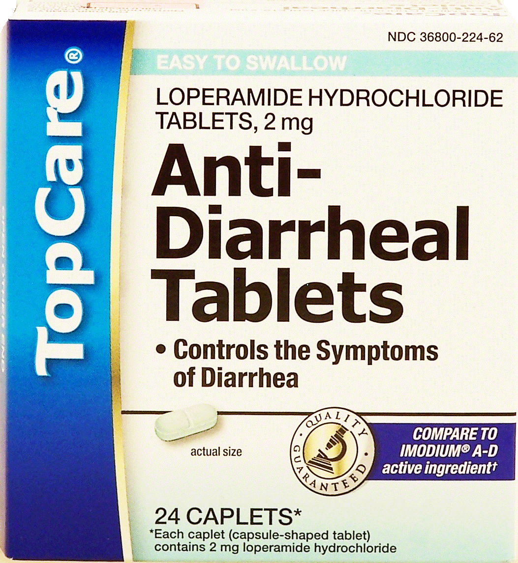 Top Care  anti-diarrheal tablets, compare to Imodium A-D Full-Size Picture